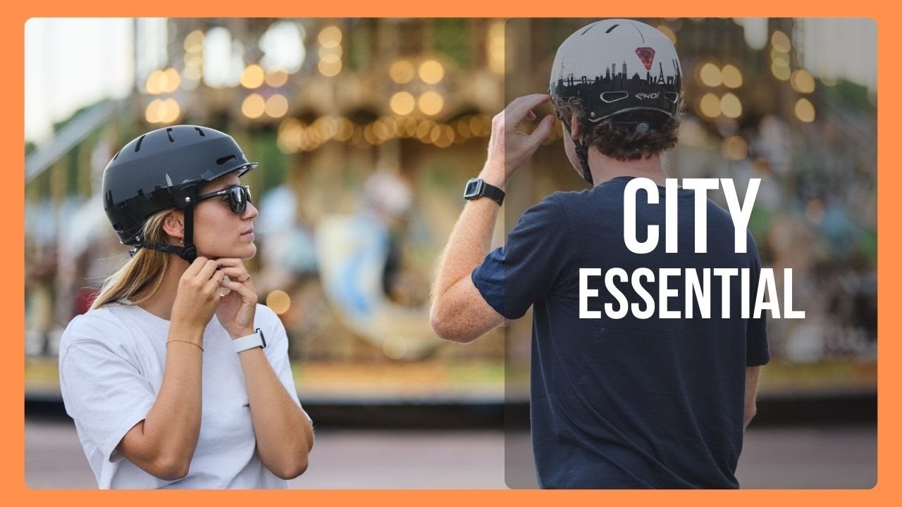 Casque urbain EKOI CITY LINE Noir EKOI