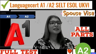 LanguageCert International ESOL SELT A1 Speaking & Listening|| Live in the UK Test 10||Real Pattern