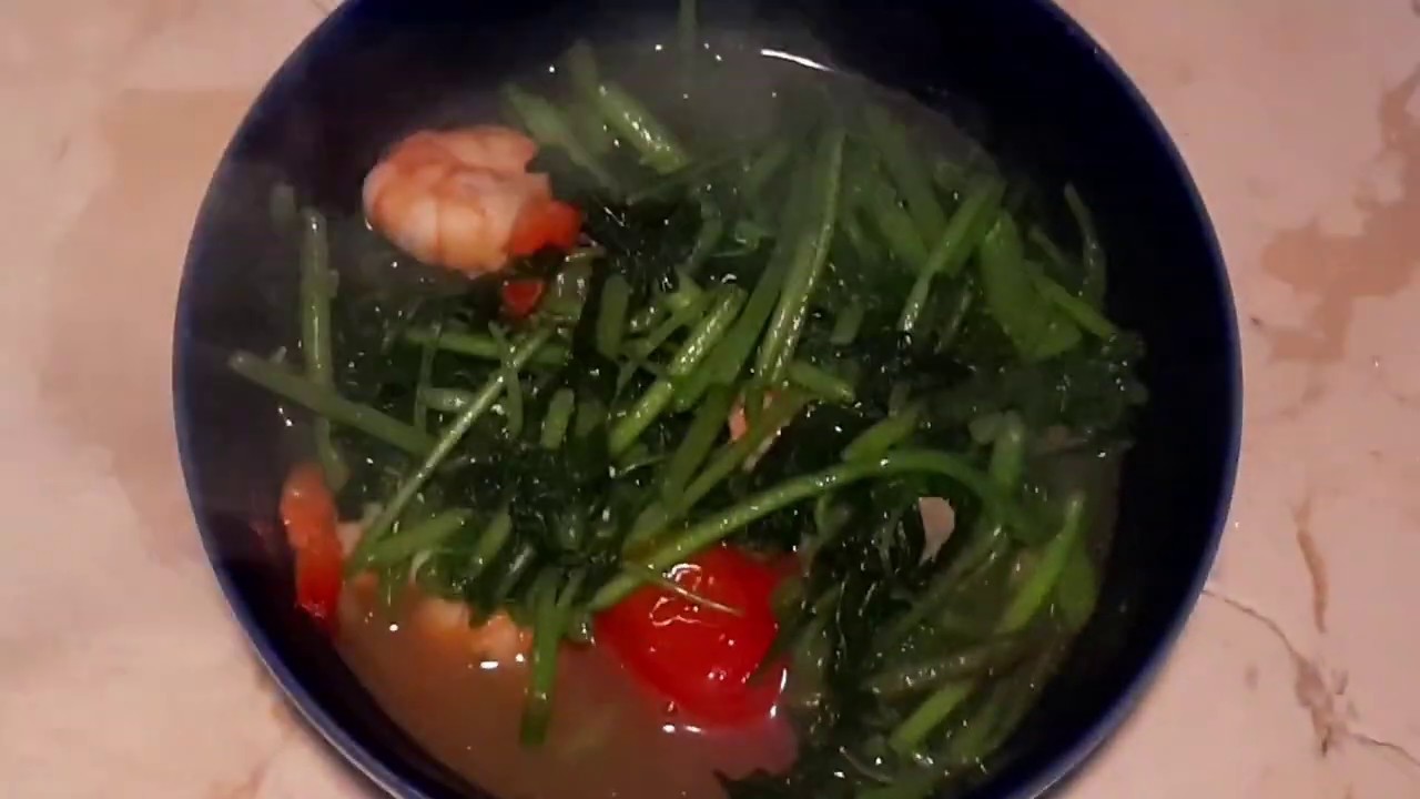[Quick Version] Bayam Cah Udang / Stirfry Spinach with Shrimp (Easy