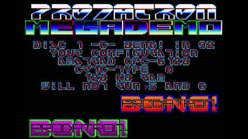 Amstrad CPC demo - Prodatron Megademo Intro
