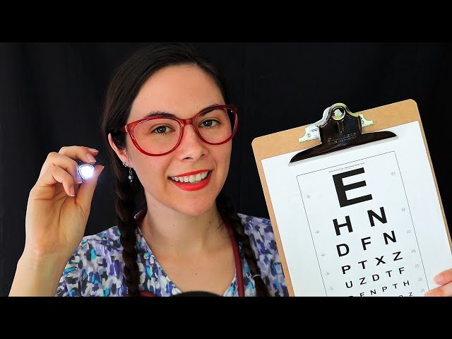 Relaxing Eye Examination by Nurse 👀🌟 ASMR