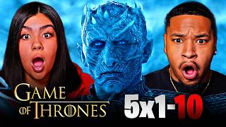 GAME OF THRONES SEASON 5 REACTION - THIS SHOW NEVER LETS US BREATHE | FIRST TIME WATCHING