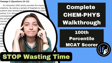 MCAT Chemistry & Physics Walkthrough - AAMC Sample Test CP Passage 6