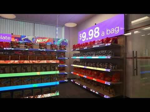 No.889 LED shelf smart display for supermarket