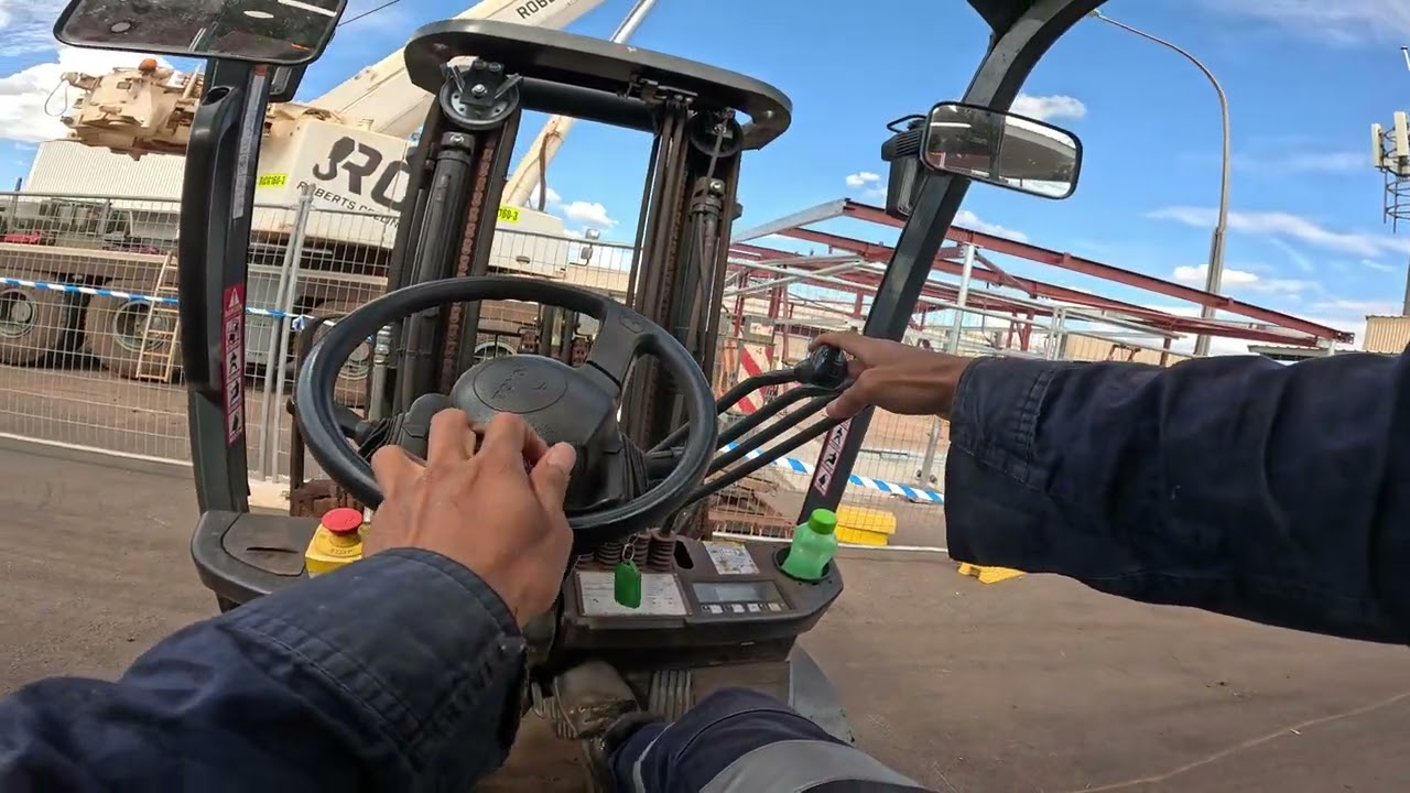 My First PoV on Forklift during truck day