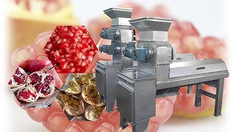 How to peel pomegranates fast? Automatic Pomegranate Peeling Machine / Pomegranate Deseeder Peeler