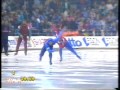 World Cup Final Heerenveen 1989 - 1st 500 m Mey - Jansen