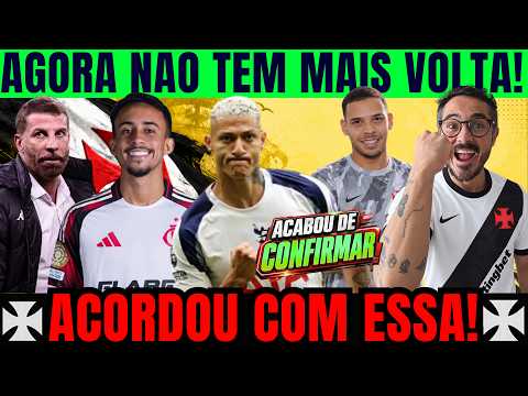 ACABOU DE CONFIRMAR NO VASCO! LAMACCHIA NÃO QUER PERDER TEMPO