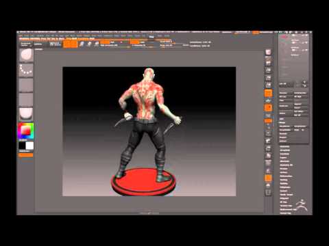 ZBrush Turn Around - Drax (Guardians Of The Galaxy)