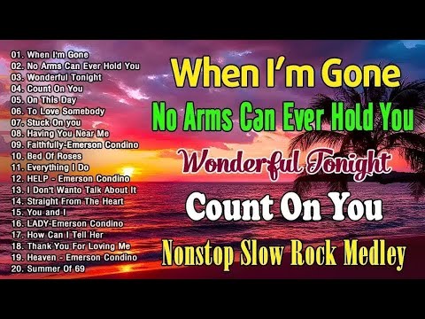 SLOW ROCK MEDLEY COLLECTION 🎤 NONSTOP SLOW ROCK LOVE SONGS 80S 90S 🎤 MGA LUMANG TUGTUGIN NOONG 90S 🎧