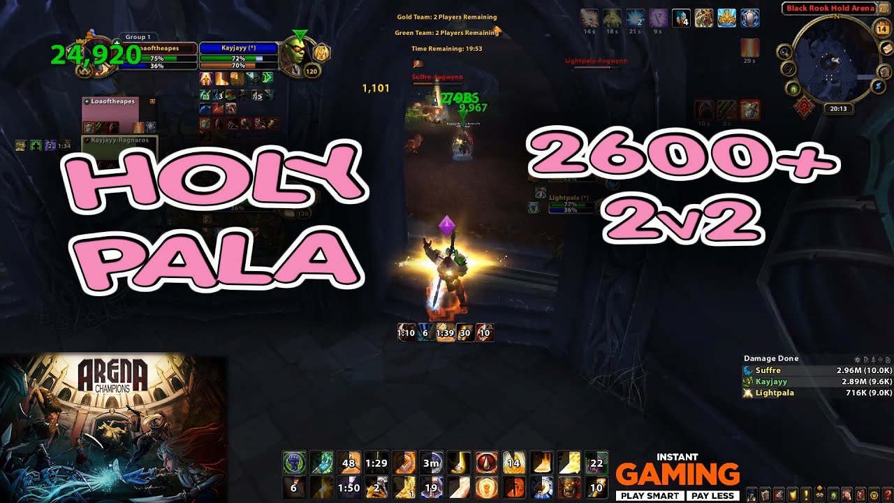 HOLY Paladin ARENA 2600+ / BfA Season 2 YouTube