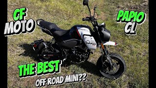 CF Moto Papio CL Off Road Test Is it better than the Honda Grom?