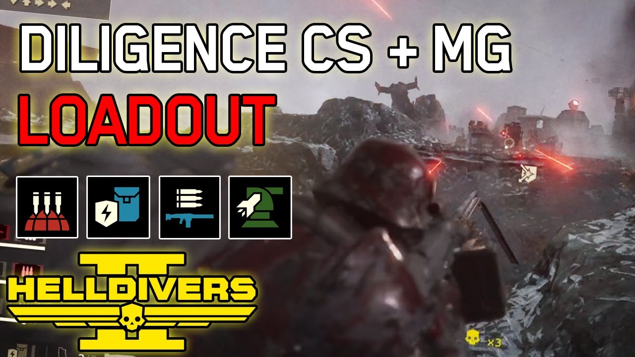 Diligence CS + MG Loadout - Helldivers 2: Super Helldive Automaton CO-OP - No Deaths