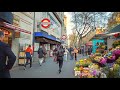 London Early Evening Spring Walk - Leicester Square to Holborn Station via Soho