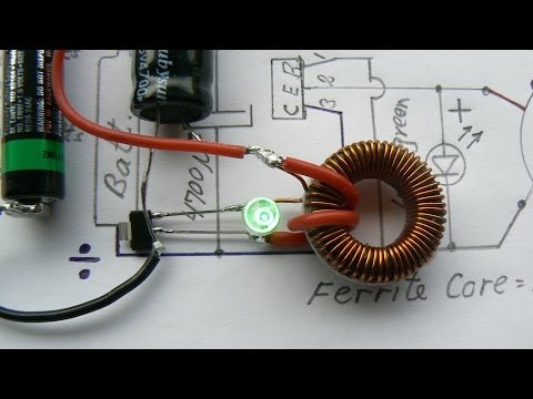 Joule Thief - very very very low input 0,035 volt