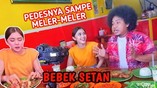 MUKBANG BEBEK SETAN SAMBAL RICA-RICA, BEBEK TERPEDES DI BEKASI 🔥🔥