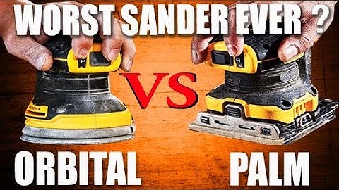 Painful lessons learned - Random Orbit vs. 1/4-Sheet Sanders