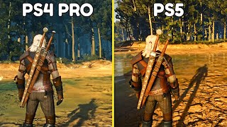 The Witcher 3 Next Gen PS5 Vs PS4 PRO Graphics Comparison 4K (Next-Gen Patch)