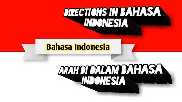 Directions in bahasa Indonesia|learn bahasa Indonesia