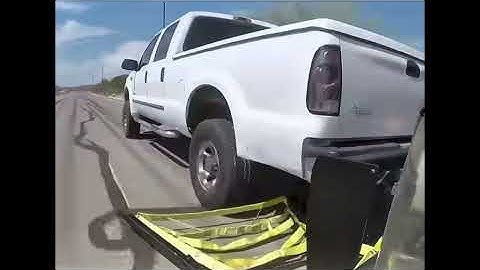 POLICE USING THE GRAPPLER BUMPER TO STOP CHASE