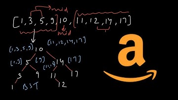 Construct BST from Sorted Array || Amazon