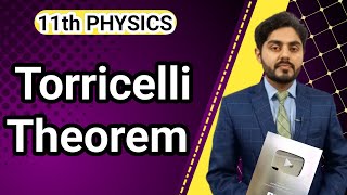 Torricelli theorem class 11 physics | application of bernoulli's equation | law of efflux in urdu screenshot 1