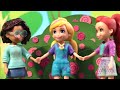 Polly Pocket 💜🌈Best Toy Play Adventures! 🌈Polly Pocket Toy Play Compilation 💜Videos for Children