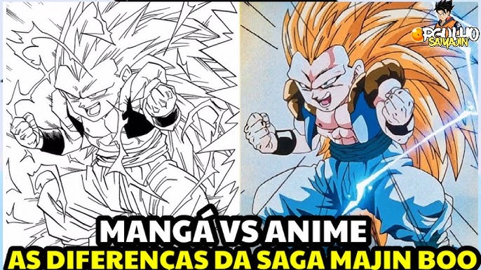 DRAGON BALL Z SAGA BOO ANIME VS MANGÁ (PARTE 3) COMPARANDO AS DUAS VERSÕES  