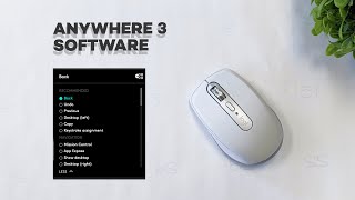 Logitech MX anywhere 3 Wireless Mouse Software Options Overview screenshot 1