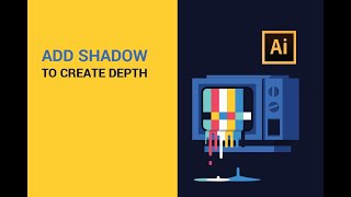 Adobe Illustrator Tutorial - Add depth to vector art using shadows