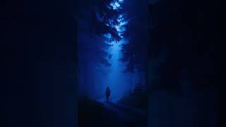 Cold Blue Mist #bluemisttwilight #bluehour #twilightforest