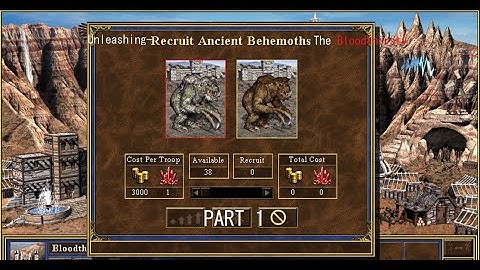 Heroes of Might and Magic 3 - Unleashing The Bloodthirsty, 200% difficulty, 1st try ever - Part 1