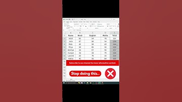 Stop Adding Cells Manually in Excel! Use This Trick 🔥#excel #easy #exceltips #shorts