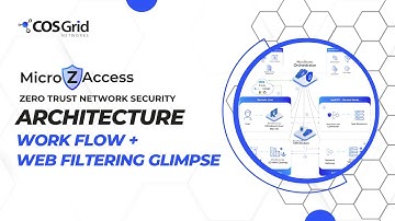 COSGrid MicroZAccess | ZTNA Product | Architecture Working Flow | Web Filtering - Glimpse