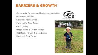 Providence Parks Department Summer Meals Program