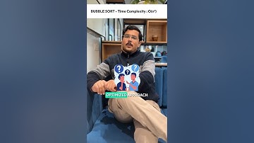 Optimized Bubble Sort Approach! To know check our latest Guide 💡🤩 #bubblesort #dsa #2025 #coding