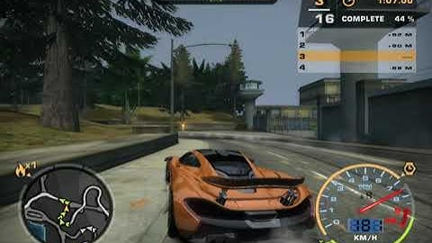 Need For Speed Most Wanted (2005) Seaside & Lennox (2:18:75) Mclaren P1