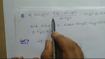 #1 Partial derivatives of higher order | partial derivatives of higher order Examples