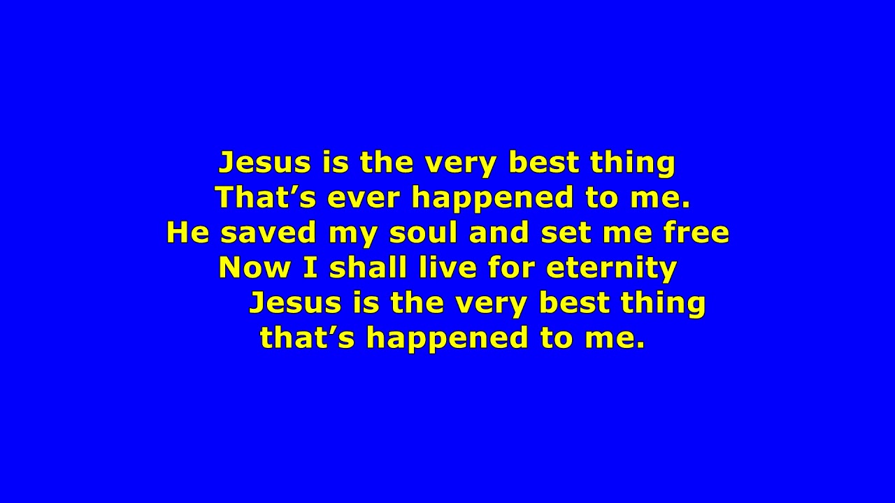 Jesus Is The Best Thing Written By Charles E Fitzgerald YouTube Jesus is the best thing written by charles e fitzgerald youtube