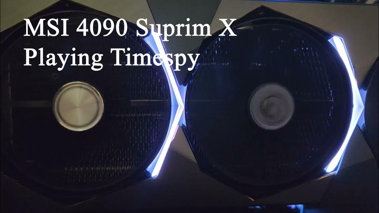 Coil whine comparison of 4090 Suprim X and 4090 Aorus Master YouTube
