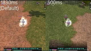 Mabinogi - Water Cannon skill delay test