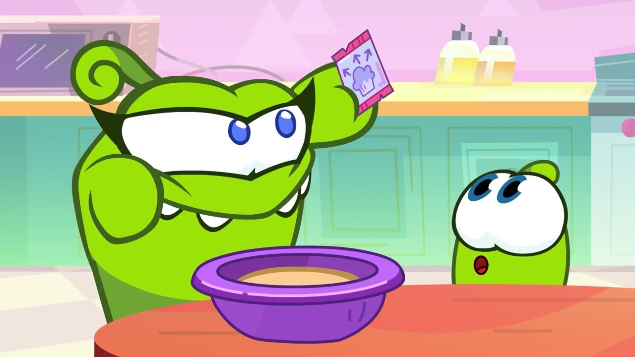 مضحك اوم نوم كارتون للأطفال | منافسة صعبة | قصص اوم نوم Om Nom Competition| Learn Arabic With Om Nom