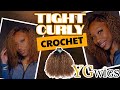 How To: Close a Natural Crochet Part | ft. YGWigs Tight Curly Human Hair Crochet