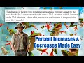 One Trick to Combine Multiple Percent Changes (Tree Frog Example)! #mathematics