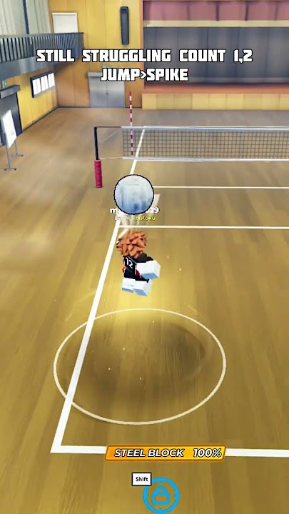 Spiking and tilt tutorial Volleyball Legends #roblox #haikyuulegends