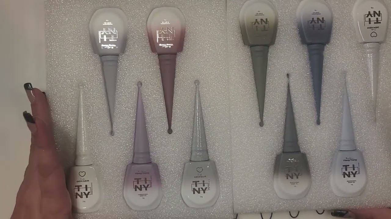 Zillabeau Haul | Tiny Gel | Fiote Gel |  Korean Nail Gel |Winter Nail Art  