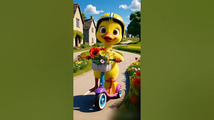 Baby duck🐤sells flower🌼 #baby #babyduck #duck #dudidudidam #happy #explore #ducklife #ducklings