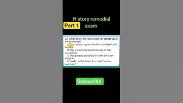 History Remedial Exam #modernhistorypreviousyearquestio #learnanewwordtoday #historyexam #geographyq
