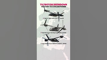 Bell V-280 vs V-22 Osprey vs AW609 – Tiltrotor Showdown