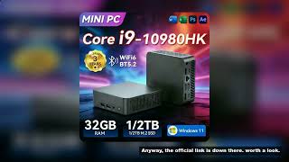 2026 Mini PC gaming Intal Core i9 10980HK i3 6100U WIFI 6 BT5.2 Special Computer Windows 11 Pro SSD